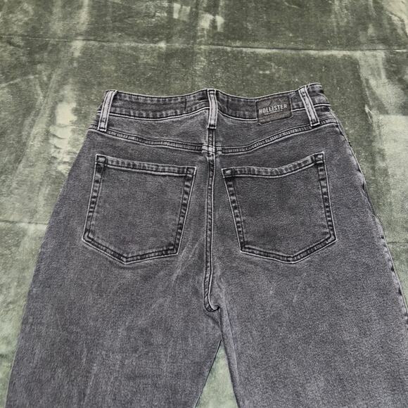Hollister Co Ultra High-Rise Dad Jean Vintage Stretch Women's 10R/30R Dark Gray - Picture 3 of 9